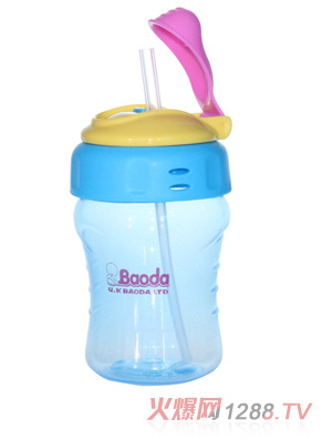 寶德兒童水杯330ml藍