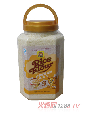 雙捷金雀1028g塑罐米粉