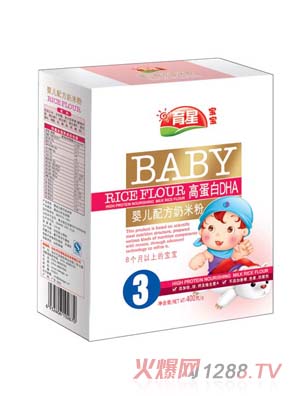 育星400g盒裝米粉3段