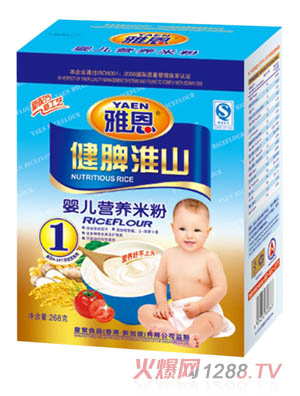 雅恩健脾淮山y(tǒng)inge營養(yǎng)米粉268g