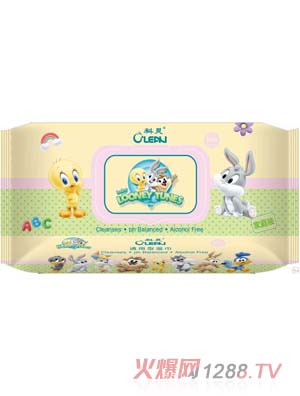 科靈系列濕巾粉色