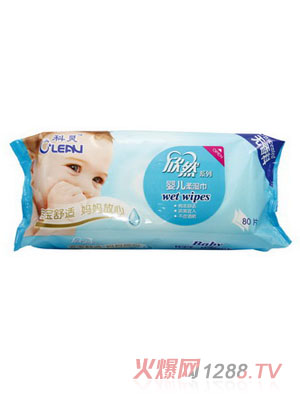 欣然嬰兒無味濕巾80片