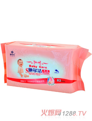 施爾潔嬰兒濕巾83片