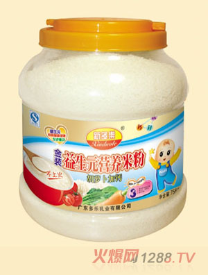 新多樂(lè)胡蘿卜加鈣益生元營(yíng)養(yǎng)米粉3段