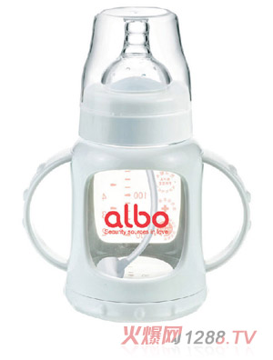 愛樂寶防爆自動(dòng)玻璃奶瓶150m白色
