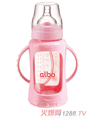 愛樂寶防爆自動(dòng)玻璃奶瓶240ml粉色
