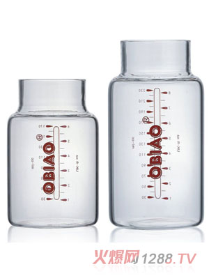 歐標(biāo)雙層奶瓶玻璃瓶配件