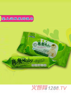 纖雨度嬰兒潤膚80片啟封裝濕巾