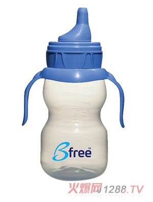 Bfree藍(lán)色雙柄嬰兒學(xué)飲杯300ml