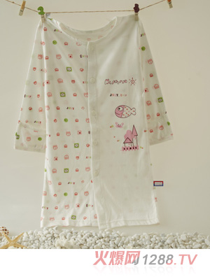 金色小魚(yú)麻塞爾纖維單面小魚(yú)護(hù)手長(zhǎng)袍