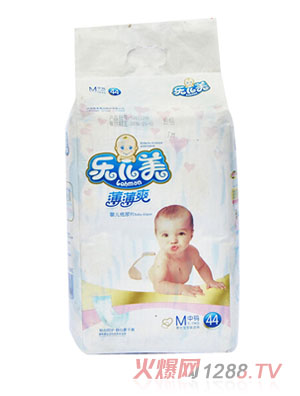 樂兒美薄薄爽嬰兒紙尿片M碼44片