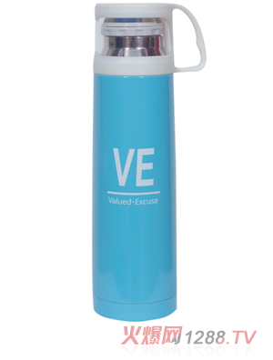 好樂嬰保溫水杯湖藍色