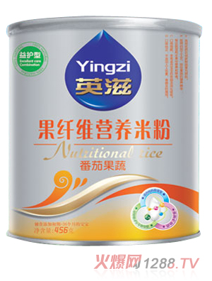 英滋果纖維番茄果蔬營(yíng)養(yǎng)米粉456g