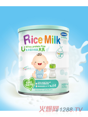 益冠寶貝嬰幼兒乳清蛋白優(yōu)益米乳猴頭菇+果蔬328克