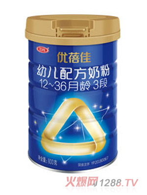 優(yōu)蓓佳幼兒配方奶粉（12-36月齡，3段）