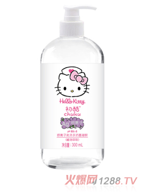 Hello Kitty初酷銀離子免洗手消毒凝膠（植物萃?。?00ml