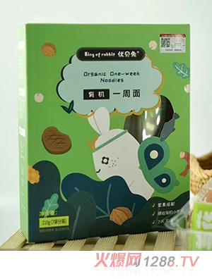 優(yōu)貝兔有機(jī)一周面210g盒裝