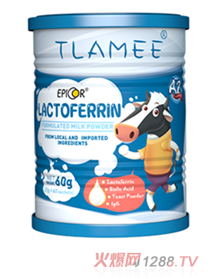 提拉米愛彼可乳鐵蛋白調(diào)制乳粉60g富含EpiCor營(yíng)養(yǎng)酵母乳鐵蛋白免疫球蛋白
