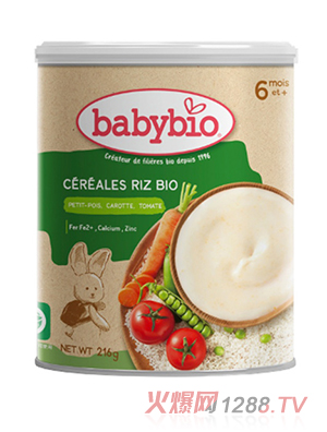 伴寶樂(lè)有機(jī)嬰幼兒混合蔬菜大米米粉