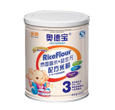 奧德寶泰國香米+益生元米粉罐裝