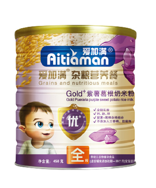 愛(ài)加滿(mǎn)紫薯奶米粉