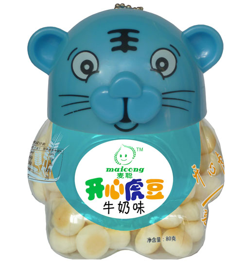麥聰開(kāi)心虎豆小饅頭(牛奶味)