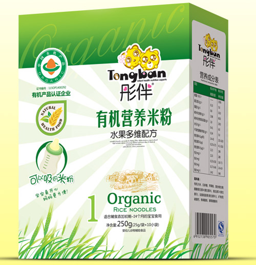 彤伴水果多維有機米粉盒裝1段