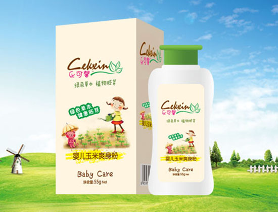 樂可馨嬰兒玉米爽身粉