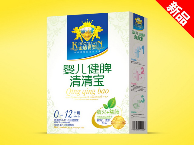 金盾愛嬰嬰兒健脾清清寶大盒