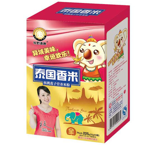 牧野漁趣核桃蓮子營養(yǎng)米粉盒裝