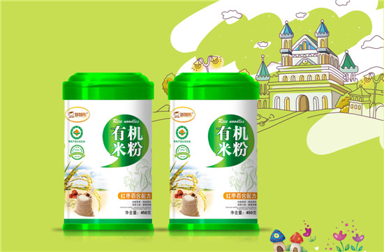 智慧熊紅棗百合有機米粉