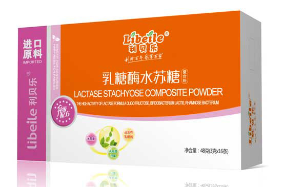 利貝樂乳糖酶水蘇糖復合粉-小盒橫版