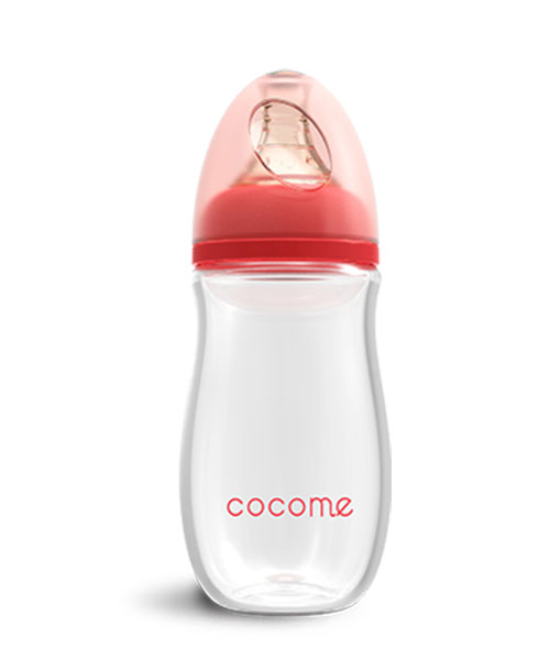 可可萌標準口徑晶鉆奶瓶140ML