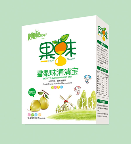 咪可雪梨味清清寶(盒)